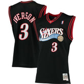 Mitchell & Ness - Allen Iverson Philadelphia 76ers 2000/01 Big & Tall Hardwood Classics Swingman Jersey - Black