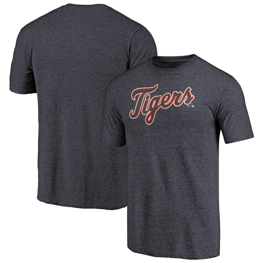 Detroit Tigers Team Wordmark Tri-Blend T-Shirt Lifestyle
