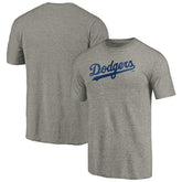 Los Angeles Dodgers Team Wordmark Tri-Blend T-Shirt for sale
