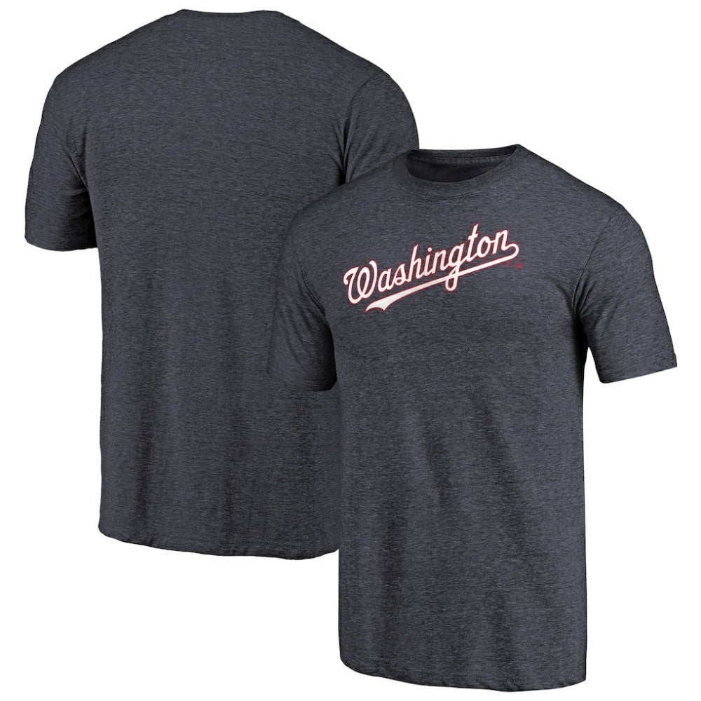 Washington Nationals Team Wordmark Tri-Blend T-Shirt Clearance