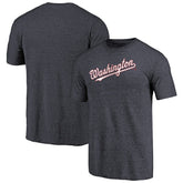 Washington Nationals Team Wordmark Tri-Blend T-Shirt Clearance
