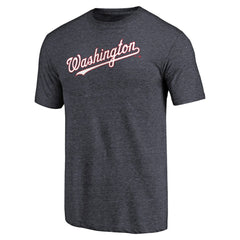 Washington Nationals Team Wordmark Tri-Blend T-Shirt Clearance