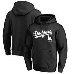 Los Angeles Dodgers Team Lockup Fitted Pullover Hoodie Clearance