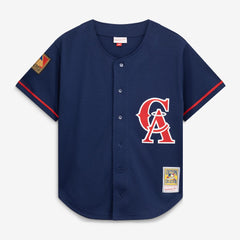 Bo Jackson California Angels Mitchell & Ness Cooperstown Collection Mesh Batting Practice Button-Up Jersey Near Me