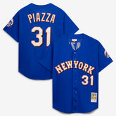 Mike Piazza New York Mets Mitchell & Ness Cooperstown Collection Mesh Batting Practice Button-Up Jersey Near Me