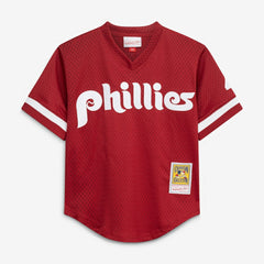 Lenny Dykstra Philadelphia Phillies Mitchell & Ness Youth Cooperstown Collection Mesh Batting Practice Jersey Near Me
