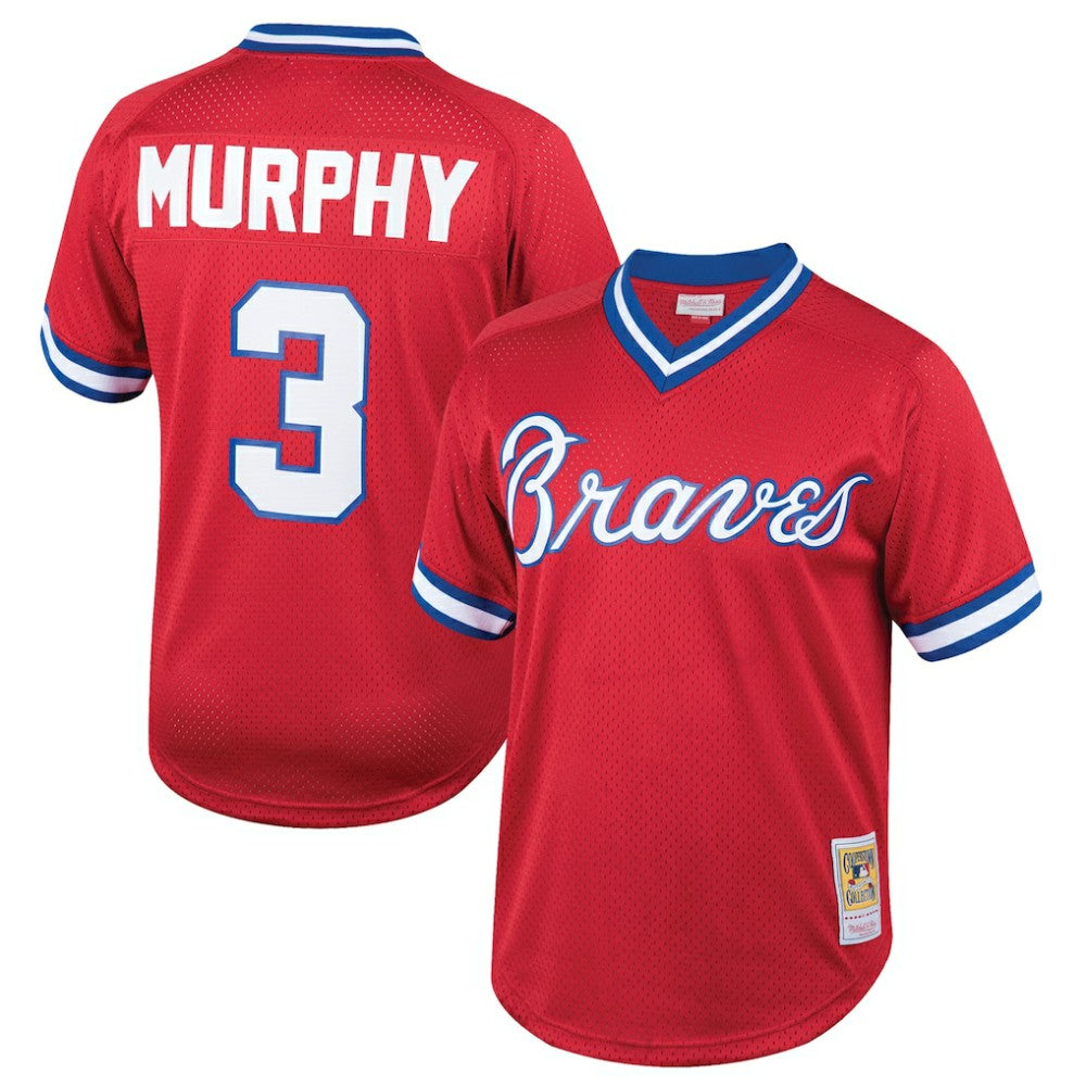 Dale Murphy Atlanta Braves Mitchell & Ness Youth Cooperstown Collection Mesh Batting Practice Jersey Near Me