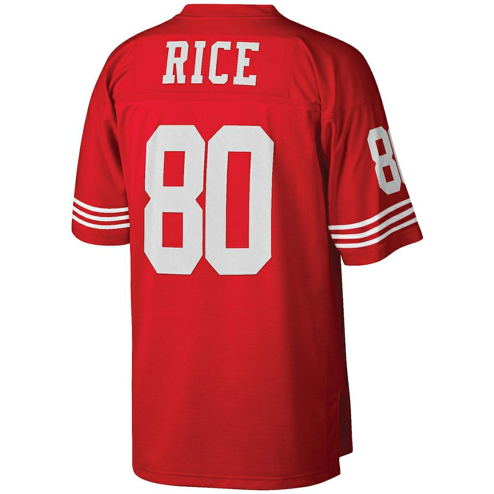 Jerry Rice San Francisco 49ers Big & Tall 1990 Retired Player Replica Jersey - Scarlet discount | NFL Jerseys