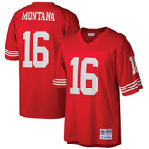 Joe Montana San Francisco 49ers Big & Tall 1990 Retired Player Replica Jersey Scarlet - Mitchell & Ness