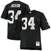 Bo Jackson Las Vegas Raiders Big & Tall 1988 Retired Player Replica Jersey Black - Mitchell & Ness