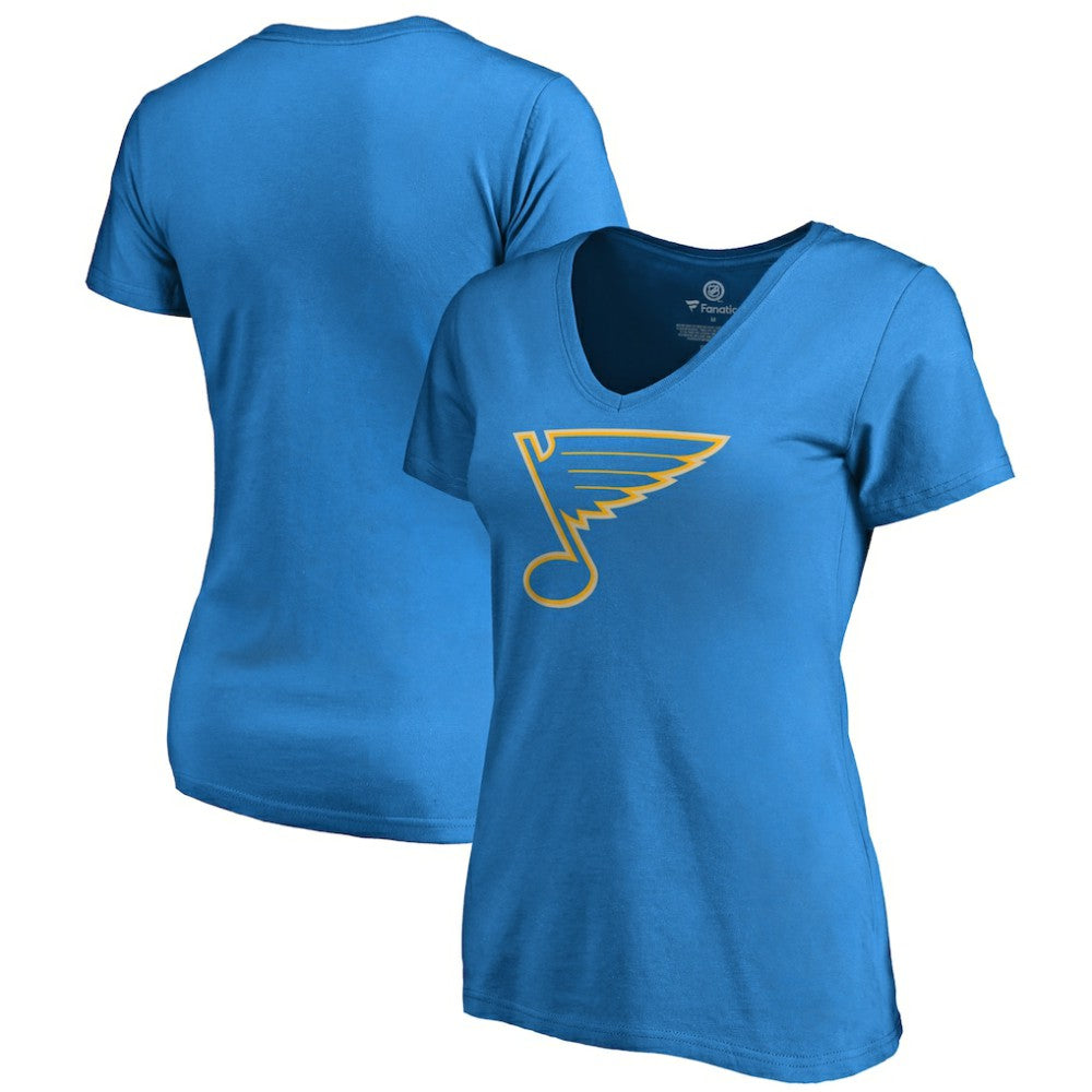 St. Louis Blues - Women's Team Alternate V-Neck T-Shirt Blue