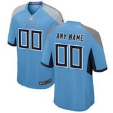 Tennessee Titans Youth Alternate Custom Game Jersey Light Blue - Nike