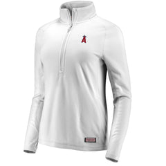 Los Angeles Angels Vineyard Vines Women's Performance Grid Half-Zip Pullover Top Sale