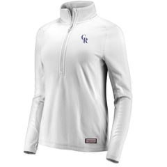 Colorado Rockies Vineyard Vines Women's Performance Grid Half-Zip Pullover Top On Sale