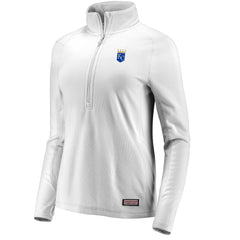 Kansas City Royals Vineyard Vines Women's Performance Grid Half-Zip Pullover Top Lifestyle