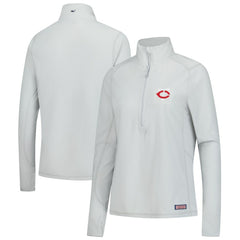Minnesota Twins Vineyard Vines Women's Performance Grid Half-Zip Pullover Top On Sale