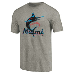 Miami Marlins Primary Logo T-Shirt On Sale