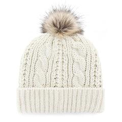 San Francisco 49ers '47 Women's Meeko Cuffed Knit Hat With Pom White - 47 brand