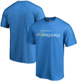 Los Angeles Chargers Multi Color Vintage Logo T-Shirt Powder Blue - NFL