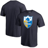 Los Angeles Chargers Vintage Shield Logo T-Shirt Navy - NFL