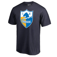 Los Angeles Chargers Vintage Shield Logo T-Shirt Navy - NFL