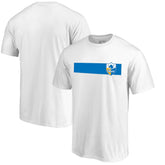 Los Angeles Chargers Vintage Rugby Stripe T-Shirt White - NFL