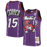 Mitchell & Ness - Vince Carter Toronto Raptors Youth 1998/99 Hardwood Classics Swingman Throwback Jersey - Purple