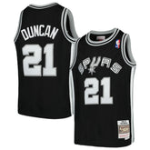 Mitchell & Ness - Tim Duncan San Antonio Spurs Youth Swingman Throwback Jersey - Black