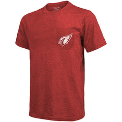 Arizona Cardinals Majestic Threads Tri-Blend Pocket T-Shirt Cardinal - NFL