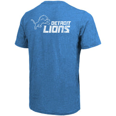 Detroit Lions Majestic Threads Tri-Blend Pocket T-Shirt Blue - NFL