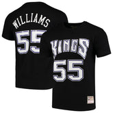 Mitchell & Ness - Jason Williams Sacramento Kings Hardwood Classics Team Name & Number T-Shirt - Black