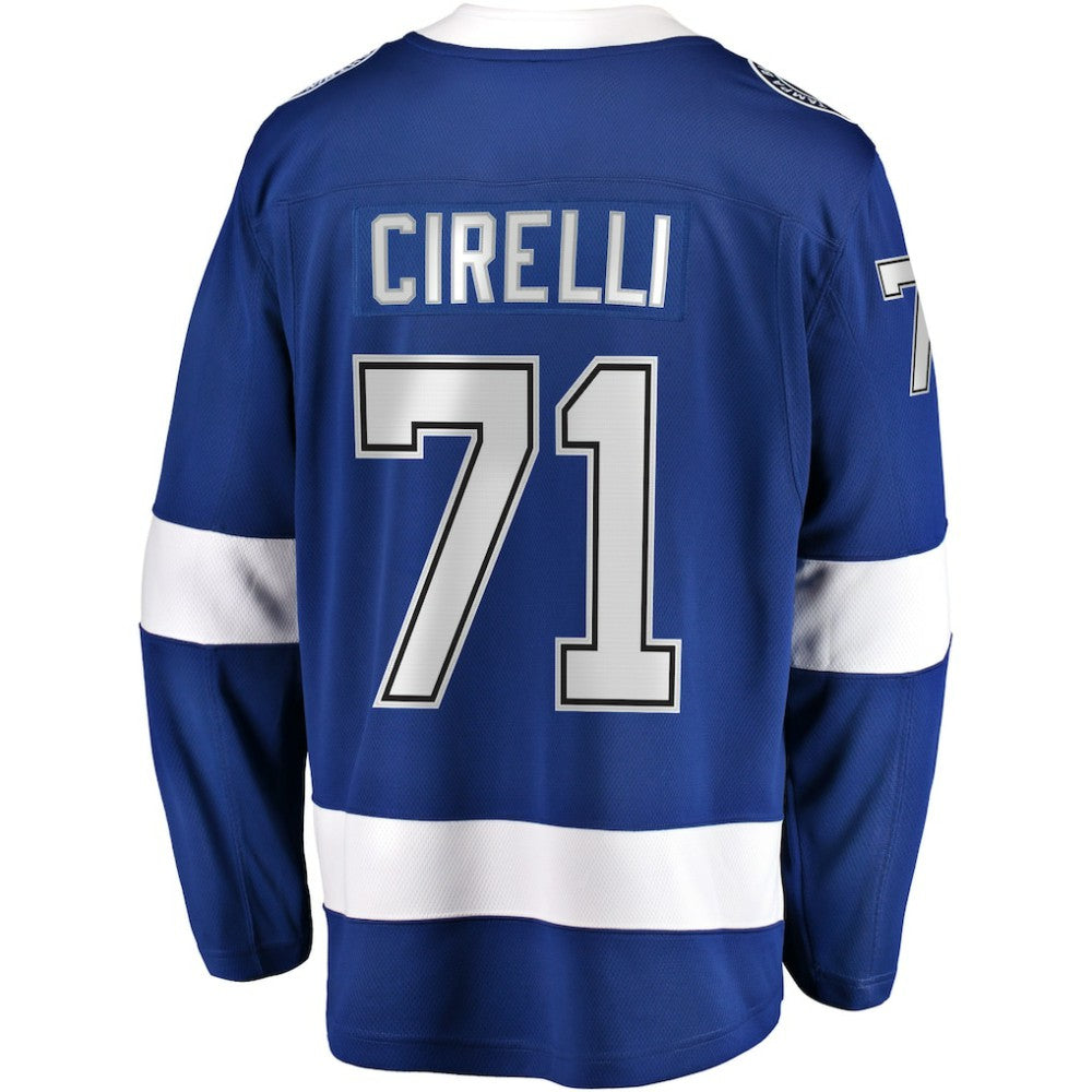Anthony Cirelli Tampa Bay Lightning Fanatics Home Breakaway Player Jersey - Blue | NHL Jerseys