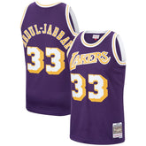 Mitchell & Ness - Kareem Abdul-Jabbar Los Angeles Lakers Hardwood Classics Swingman Jersey - Purple