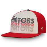 Ottawa Senators - Fanatics True Classic Snapback Hat Cream/Red