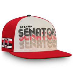 Ottawa Senators - Fanatics True Classic Snapback Hat Cream/Red