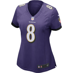 Lamar Jackson Baltimore Ravens Women's Game Player Jersey Purple - Nike