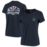 Dallas Cowboys Vineyard Vines Women's Sunset Sail T-Shirt Navy - NFL