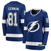 Erik Cernak Tampa Bay Lightning - Fanatics Women's Home Breakaway Player Jersey Blue