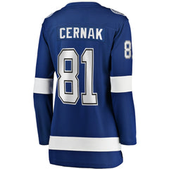 Erik Cernak Tampa Bay Lightning - Fanatics Women's Home Breakaway Player Jersey Blue