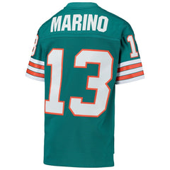 Dan Marino Miami Dolphins Youth 1984 Legacy Retired Player Jersey Aqua - Mitchell & Ness