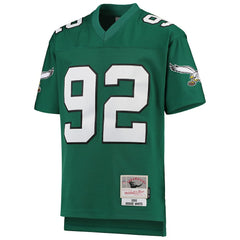 Reggie White Philadelphia Eagles Youth 1990 Legacy Retired Player Jersey Green - Mitchell & Ness
