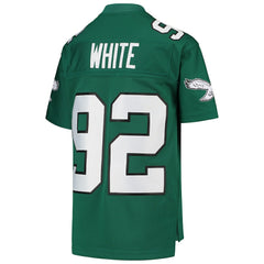 Reggie White Philadelphia Eagles Youth 1990 Legacy Retired Player Jersey Green - Mitchell & Ness