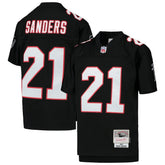 Deion Sanders Atlanta Falcons Youth 1992 Legacy Retired Player Jersey Black - Mitchell & Ness