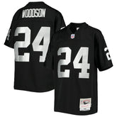 Charles Woodson Las Vegas Raiders Youth 1998 Legacy Retired Player Jersey Black - Mitchell & Ness