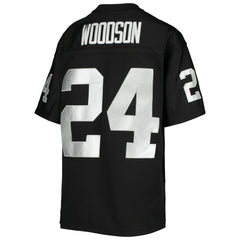 Charles Woodson Las Vegas Raiders Youth 1998 Legacy Retired Player Jersey Black - Mitchell & Ness