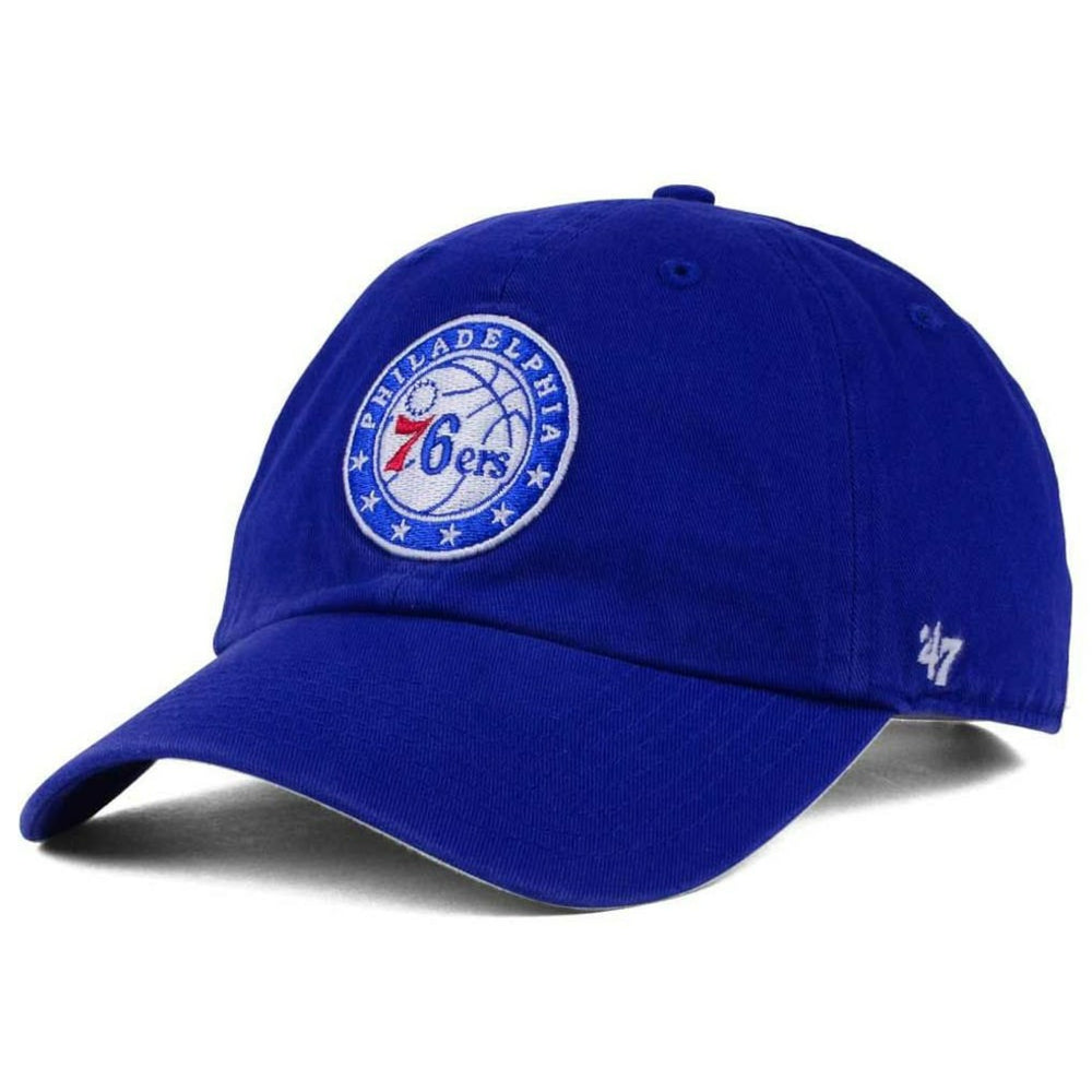 47 brand - Philadelphia 76ers '47 Core Logo Clean Up Adjustable Hat - Royal