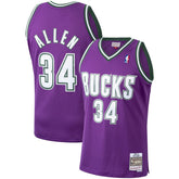Mitchell & Ness - Ray Allen Milwaukee Bucks 2000/01 Hardwood Classics Swingman Jersey - Purple