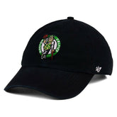 47 brand - Boston Celtics '47 Core Logo Clean Up Adjustable Hat - Black