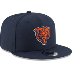 Chicago Bears New Era Head Basic 9FIFTY Adjustable Snapback Hat Navy - NFL