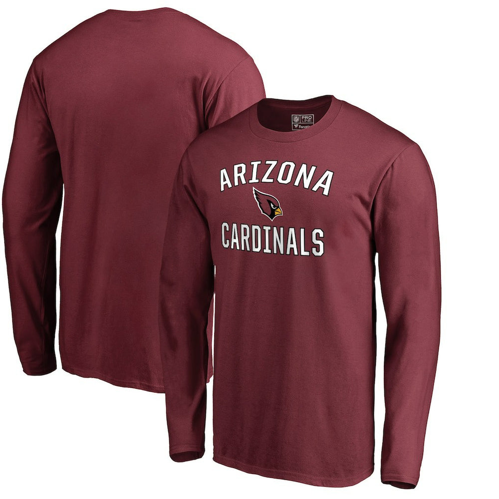 Arizona Cardinals Victory Arch Long Sleeve T-Shirt Cardinal - NFL